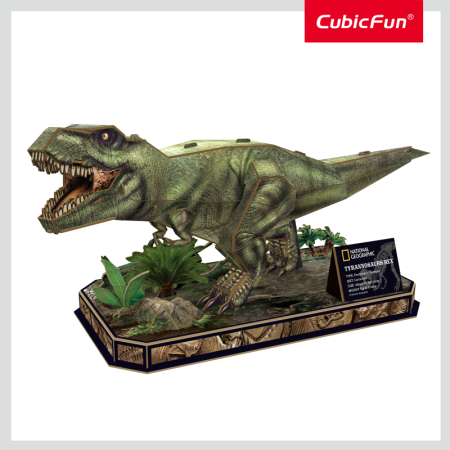 Cubic Fun - Puzzle 3D Tyrannosaurus Rex 52 Piese Cubic Fun - 1